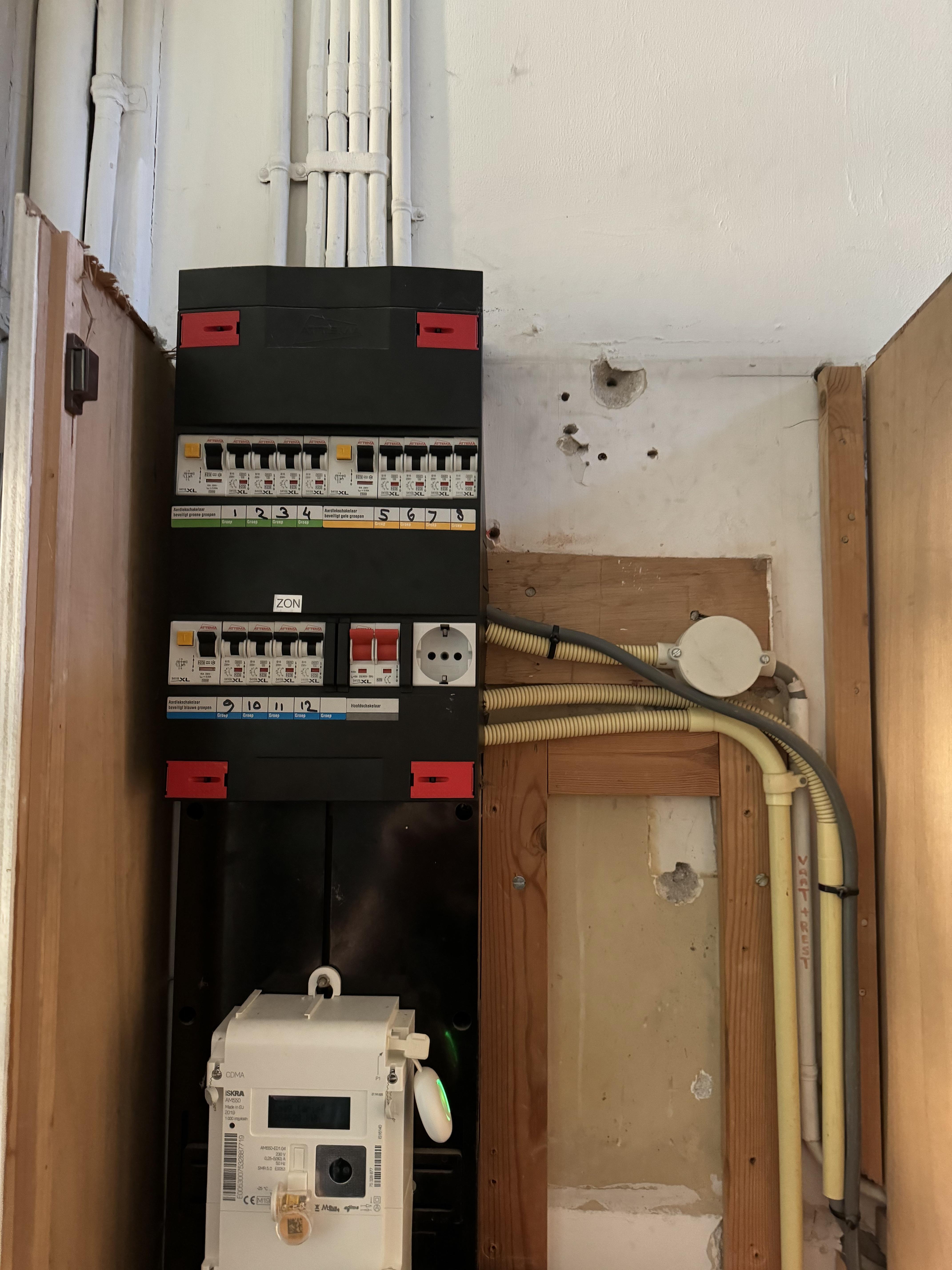 Vernieuwde groepenkast door AM Maintenance